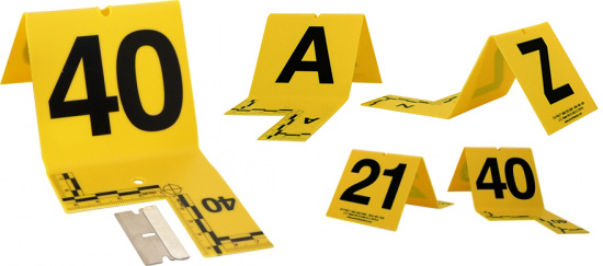 Evidence Photo Marker Photo Marker with Cut-Out Scale - AA-ZZ Crime ...